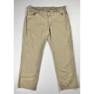 Columbia Men's Regular Fit Khaki Pants Size 40x28 Beige Casual Chino Style 40166